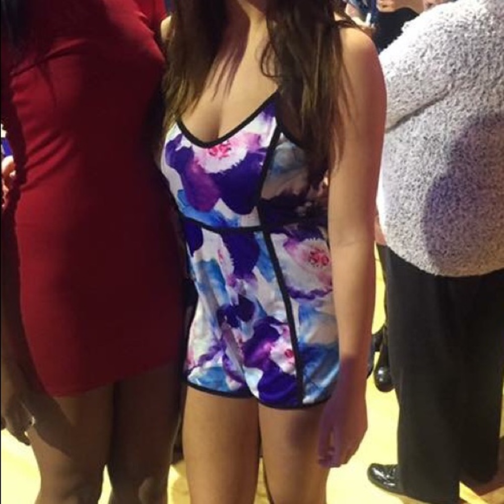 Floral romper worn once!